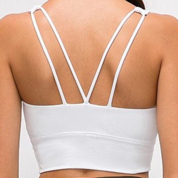 *BRAND NEW* Double V Back Strap Sports Bra - Picture 2 of 3